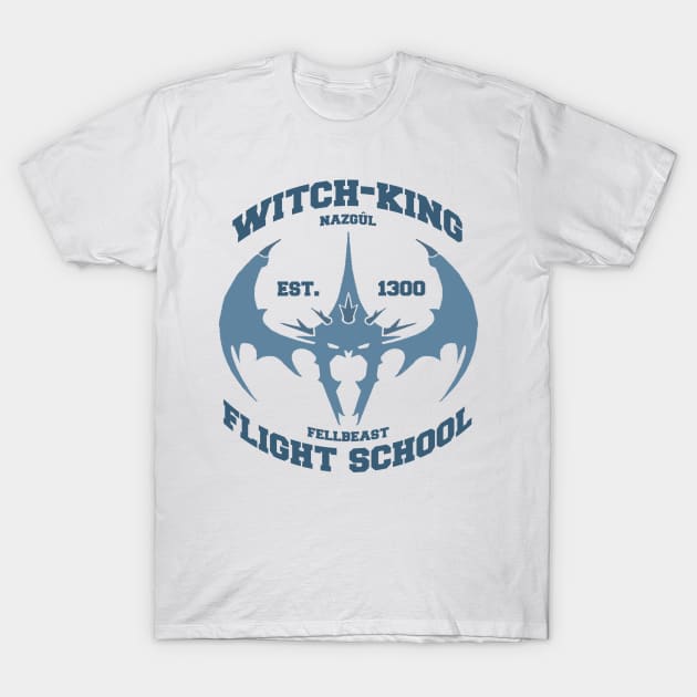 Witch-King Nazgûl Flight School T-Shirt by MiguelFeRec